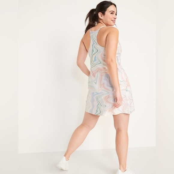 Old Navy Sleeveless PowerSoft Performance Racer-Back Mini Swing Dress - Picture 10 of 10